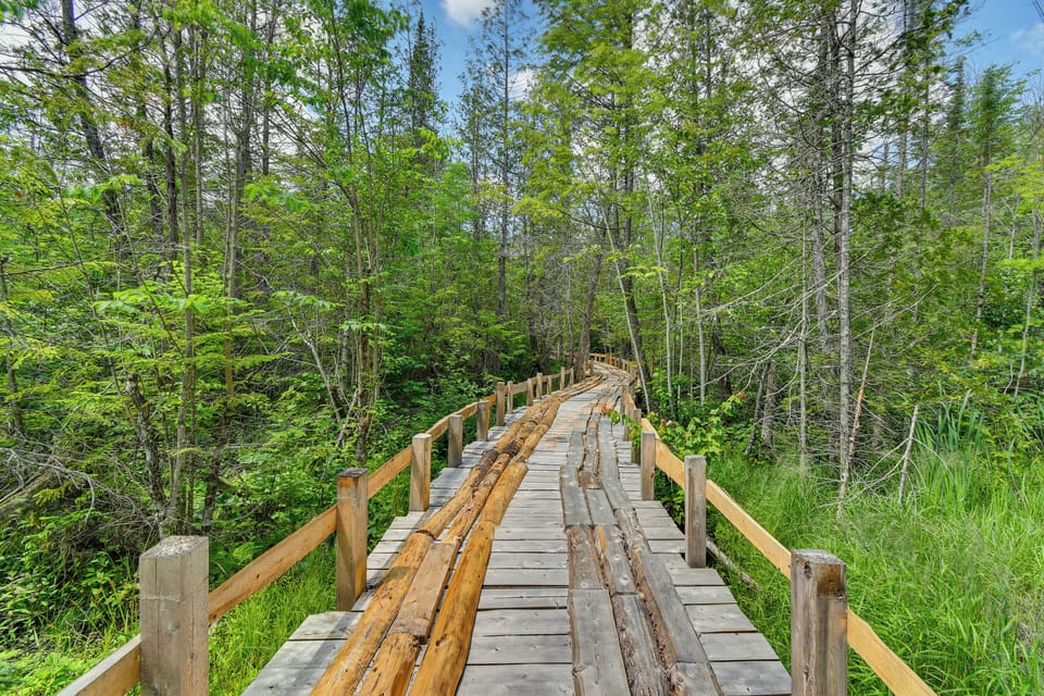 Boardwalk to Manistee Lake