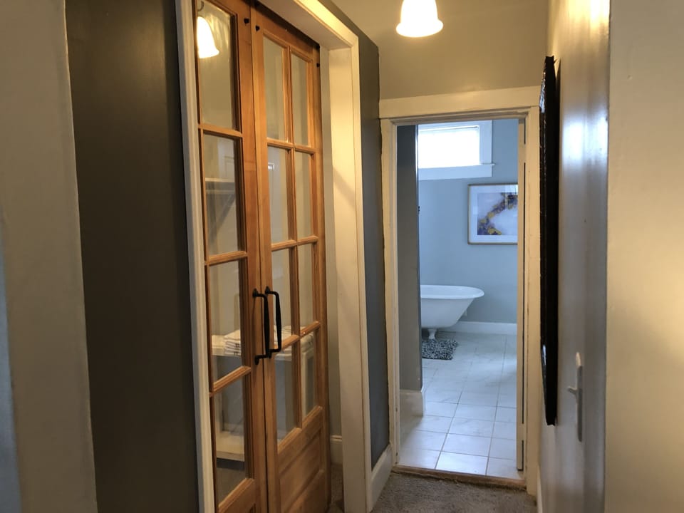 Double doors to Master closet 