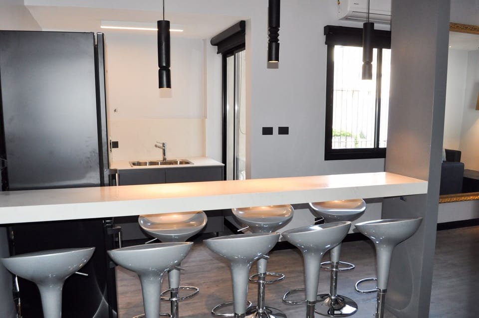 We have a full kitchen with our open design for your cooking and entertainment.