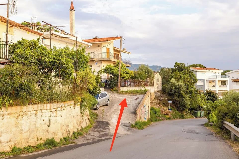 Uphill Road leading to the house