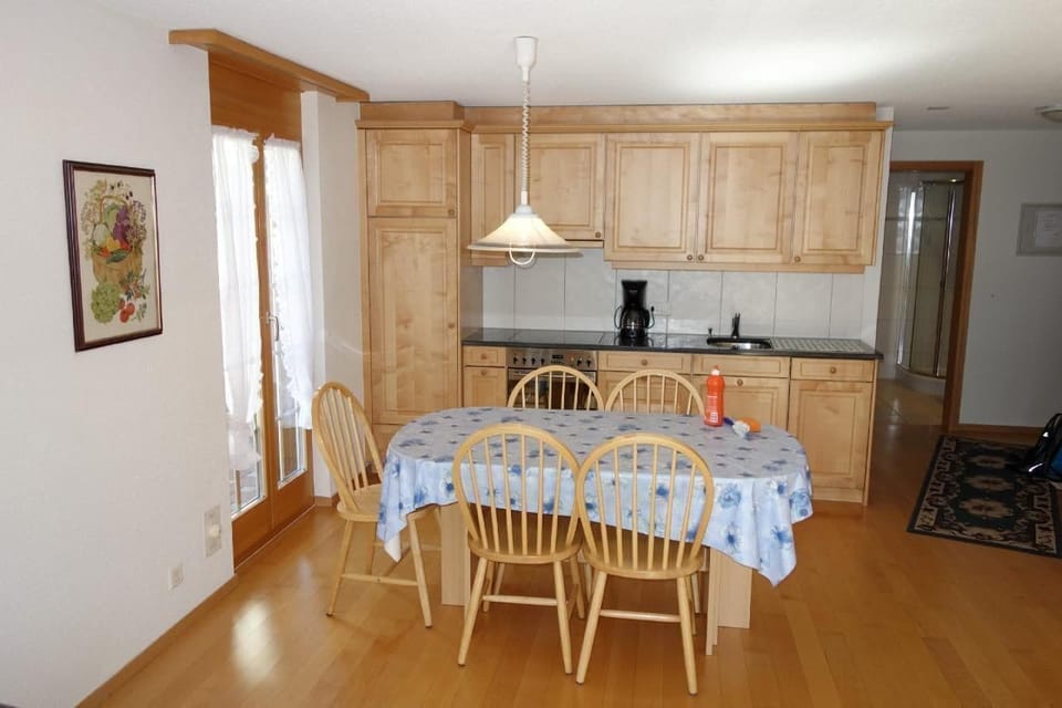 Living room and kitchen