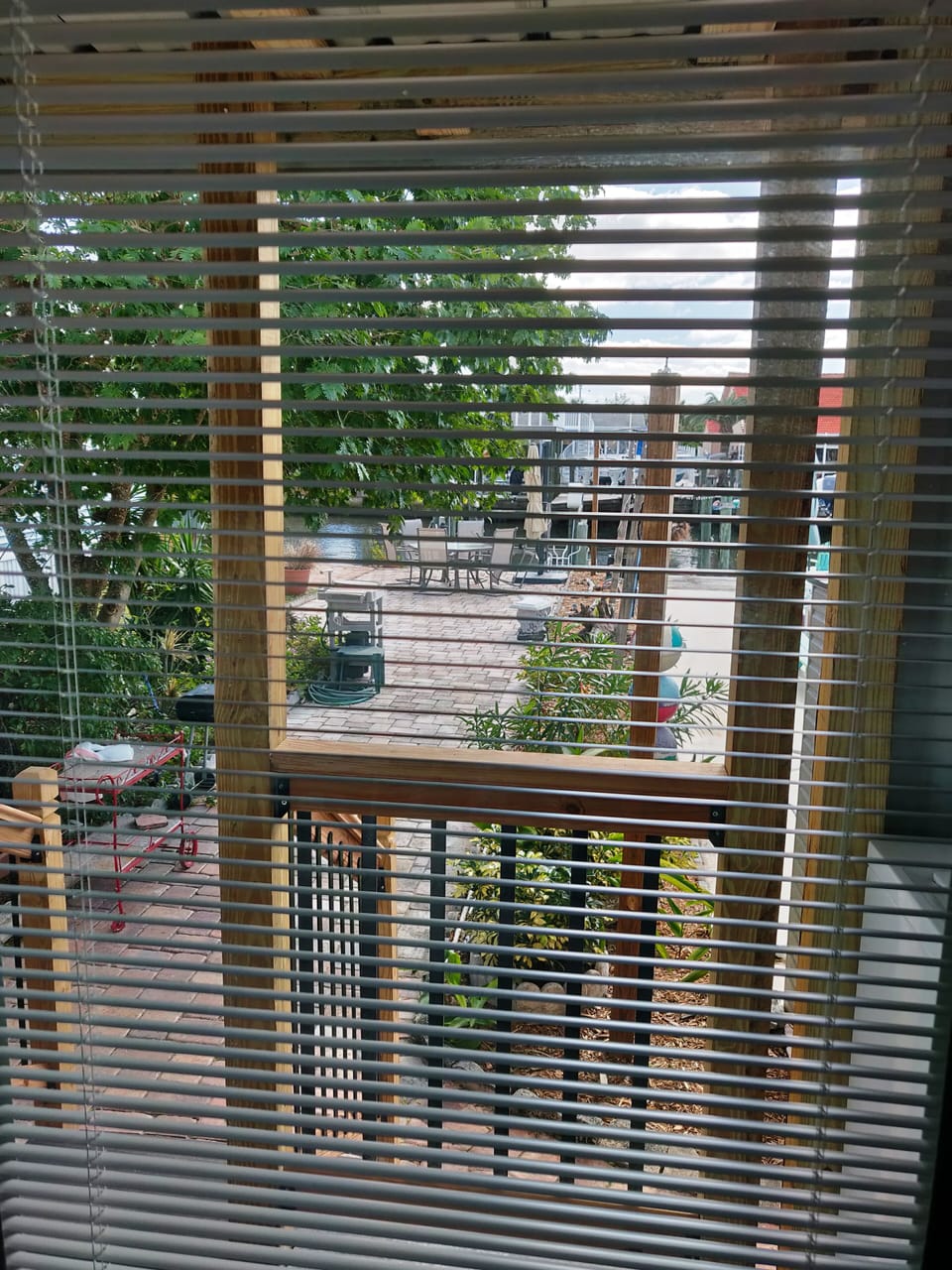View from master doors