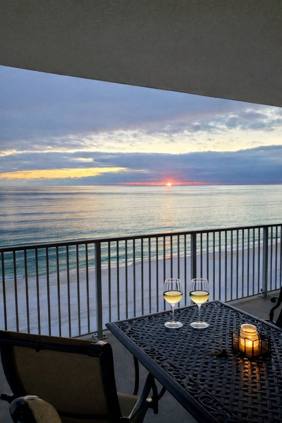 Beautiful sunsets and dolphin watching from the balcony!