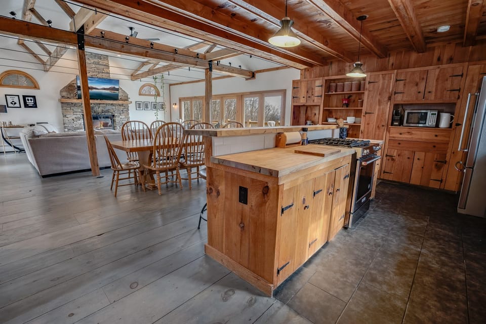 Open concept main area