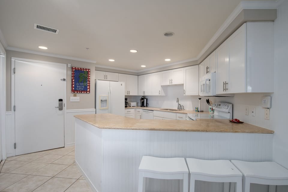 Bright and open kitchen