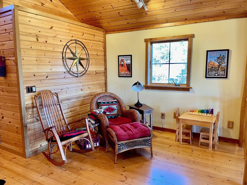 Sitting area in the loft