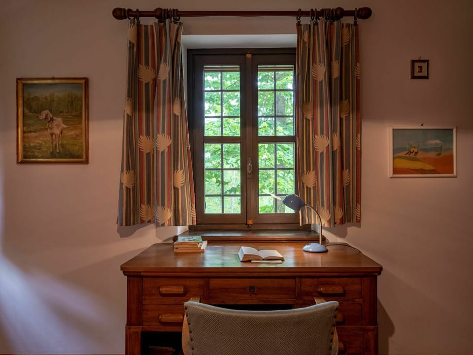 Furniture, Property, Window, Cabinetry, Table, Wood, Desk, Curtain, Interior Design