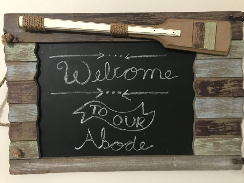 Kind message for when you visit!