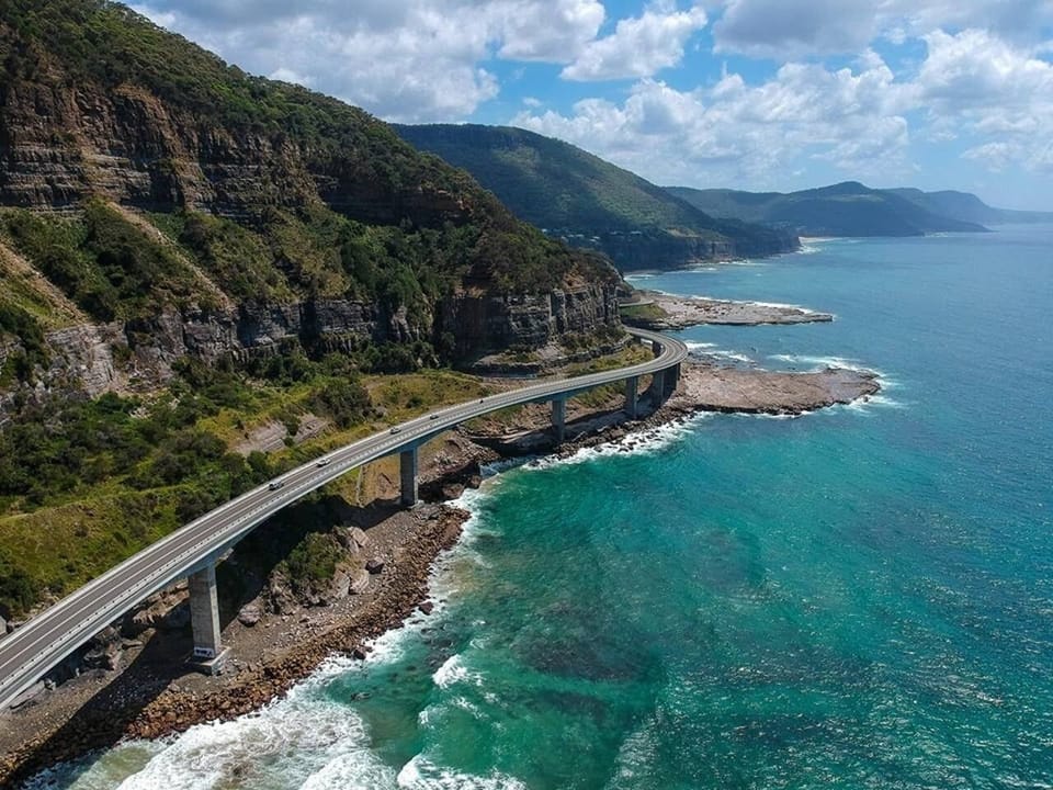 Our famous Sea Cliff Bridge,  on your way to or from the Royal National Park.
