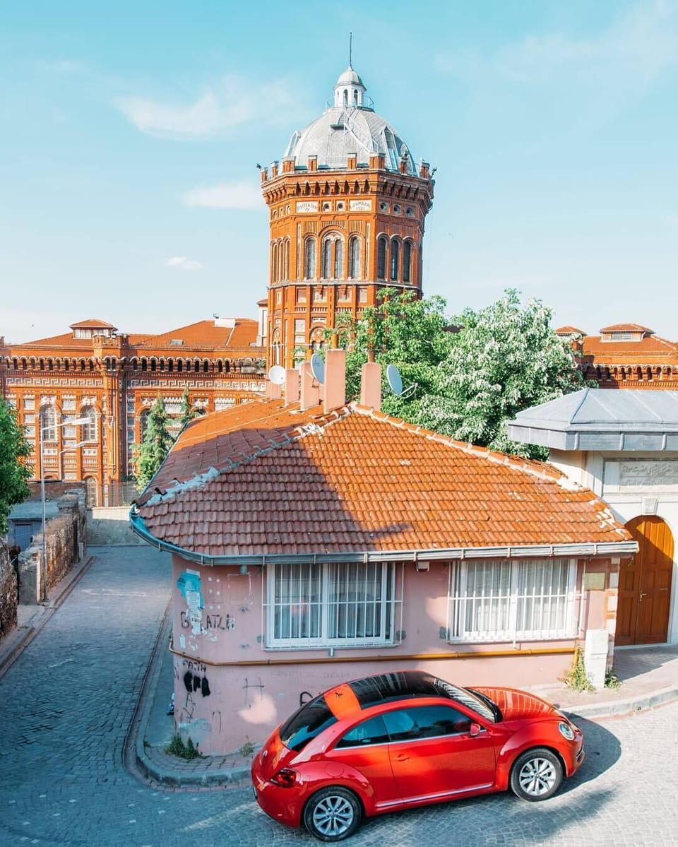 The famous Red School nearby