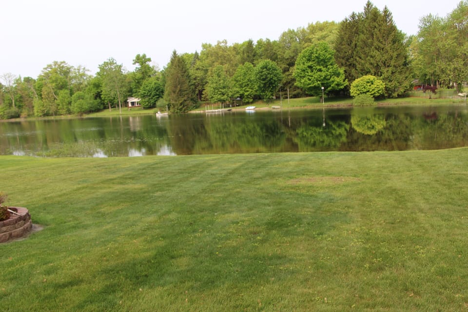 150 feet of beautiful lake front property.