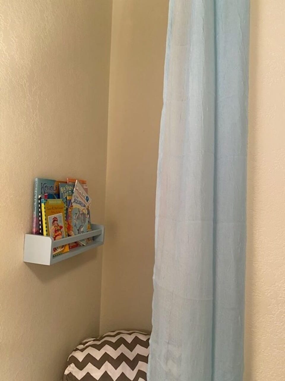 Reading area in kids room
