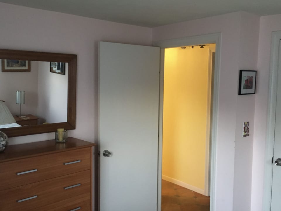 Pink bedroom first floor