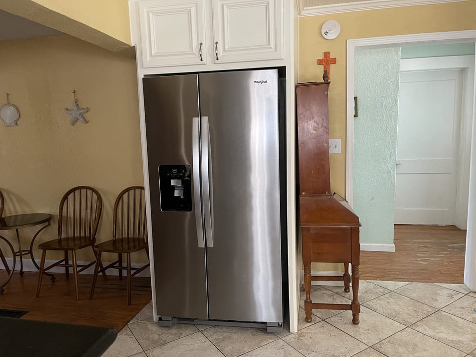Full size refrigerator.