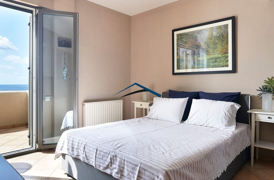 Bedroom on the split level second floor