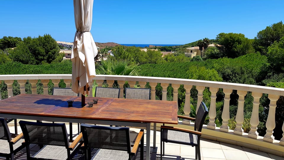 Distant seas views from Terrace.