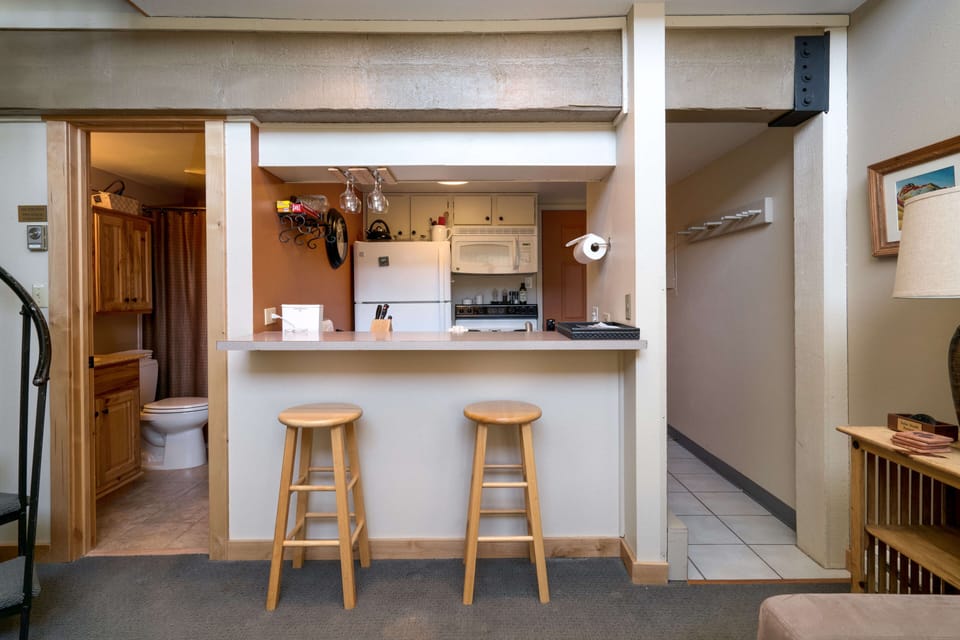 View of Kitchen from Living Area