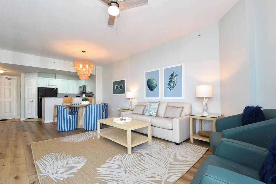 The Palms of Destin 21005 - Living Area and Dining Area