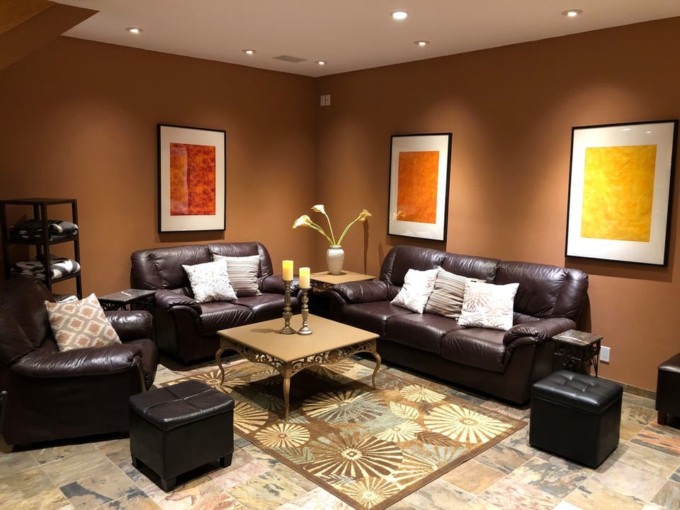 Living room with TV
