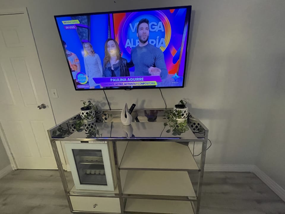Master bedroom TV.