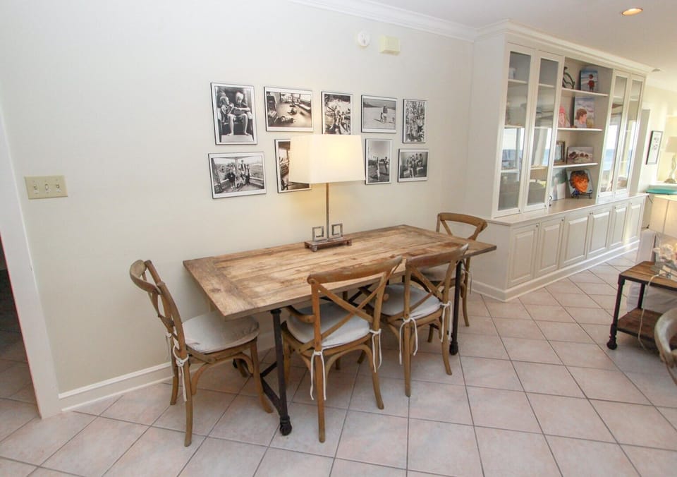 Second Dining Table has Five Chairs Available