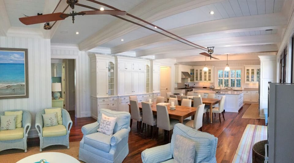 Open concept first floor