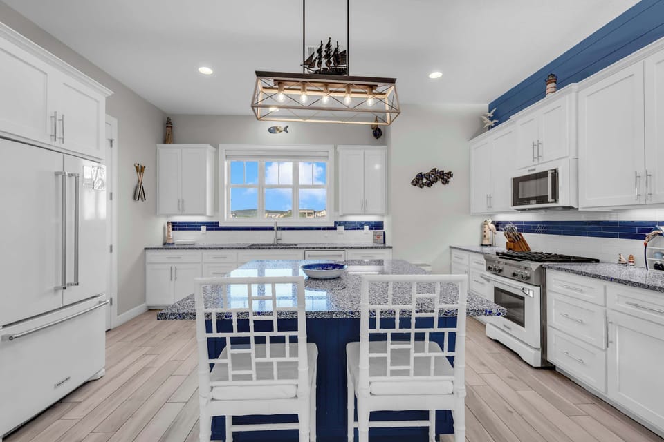 Fully stocked kitchen with cookware essentials
