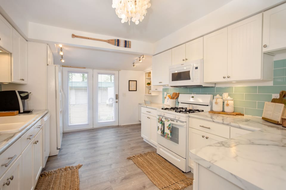 Large fully equipped kitchen  