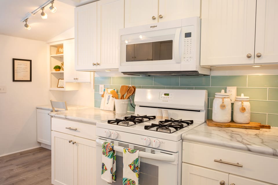 Large fully equipped kitchen  