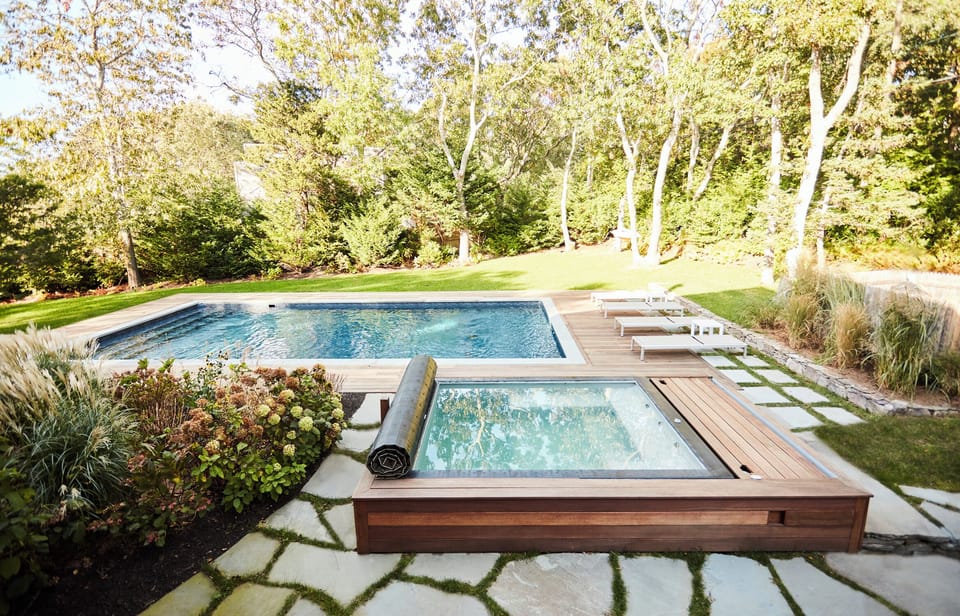 sun-drenched & heated saltwater pool & spa