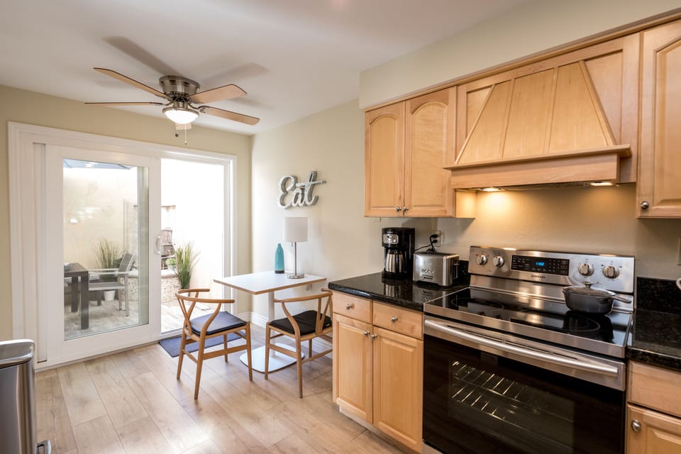 The kitchenette