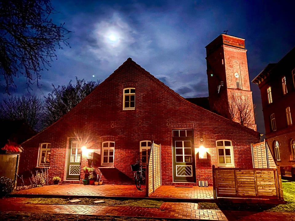 Leuchtturmhaus 1888 Borkum Abendstimmung