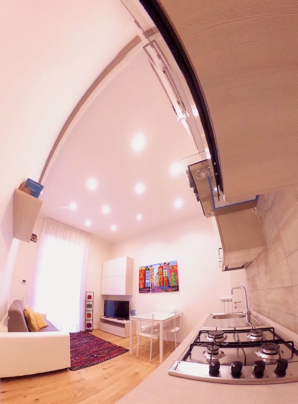 living room/kitchen