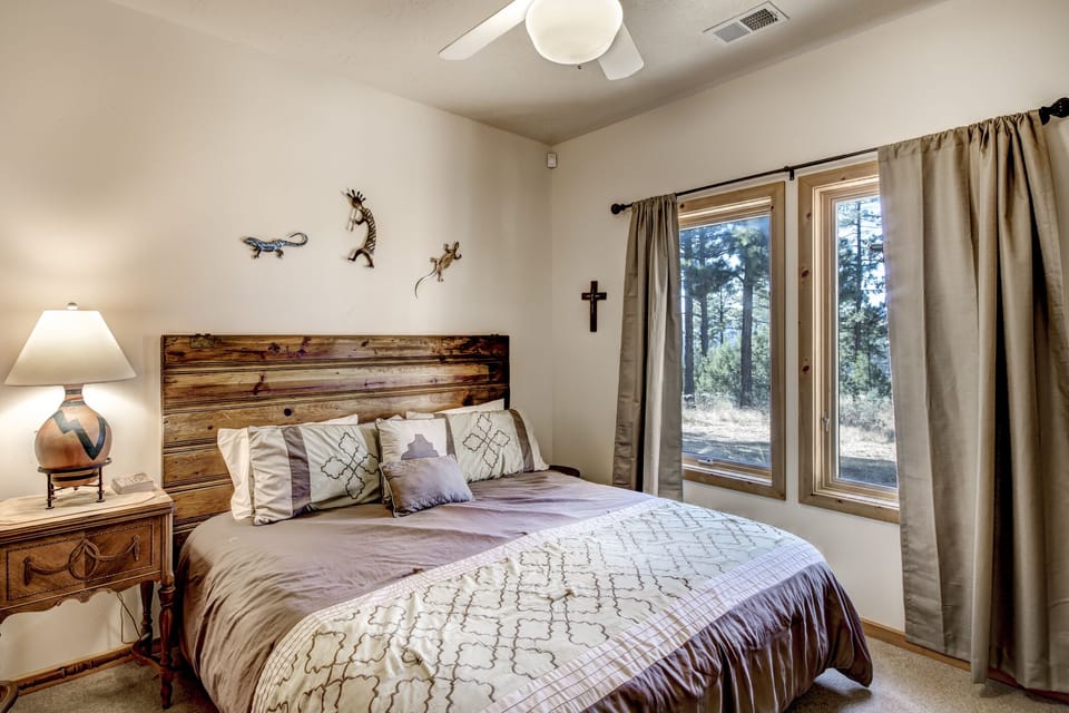 Fifth Bedroom - Queen Bed - Walkout Basement