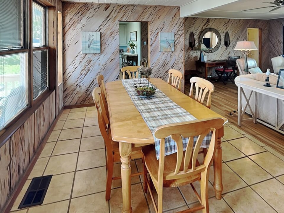 Dining Table - Seating for Six with Ocean + River Views
