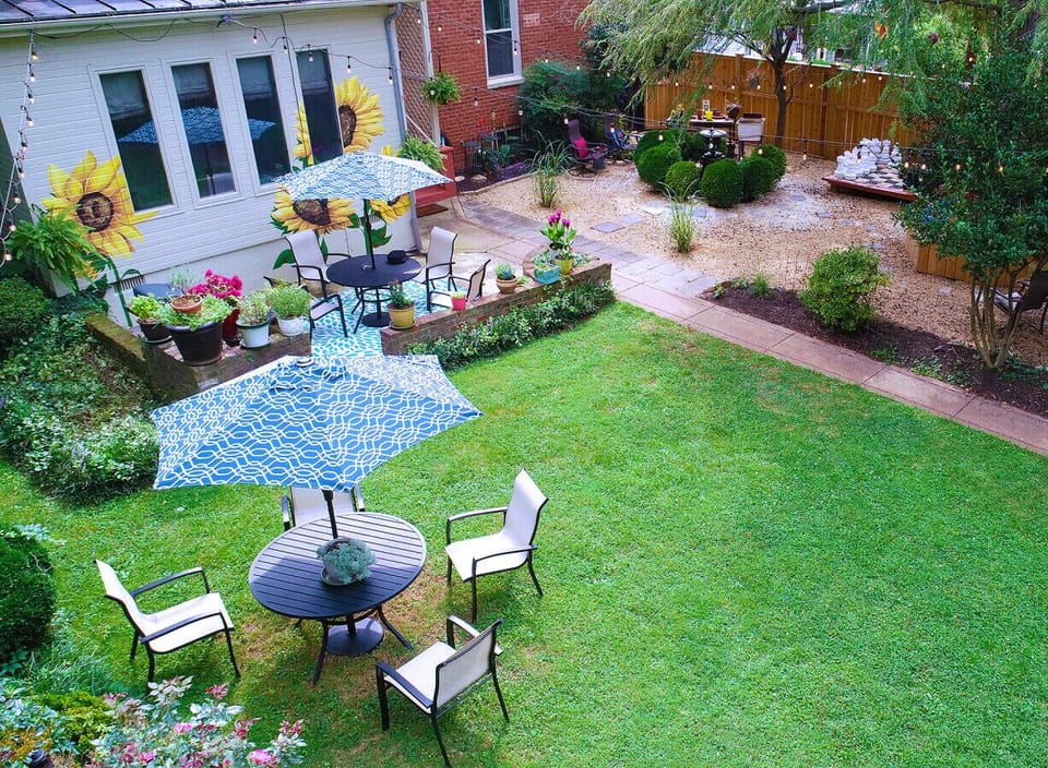 Unwinding in natures embrace at our secret garden hideaway 🌸
