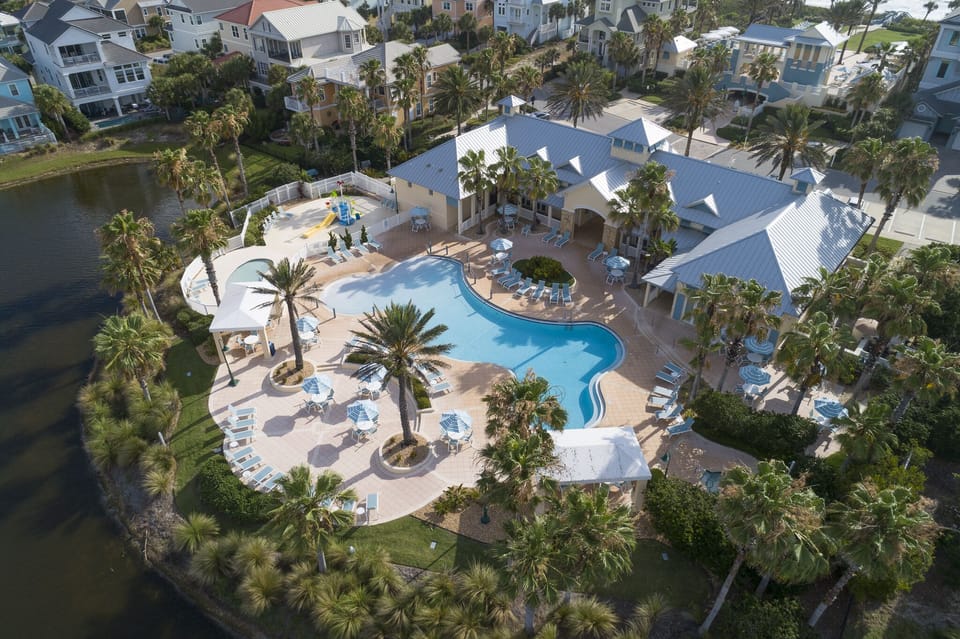 Cinnamon Beach Community Resort Pool - Aerial View