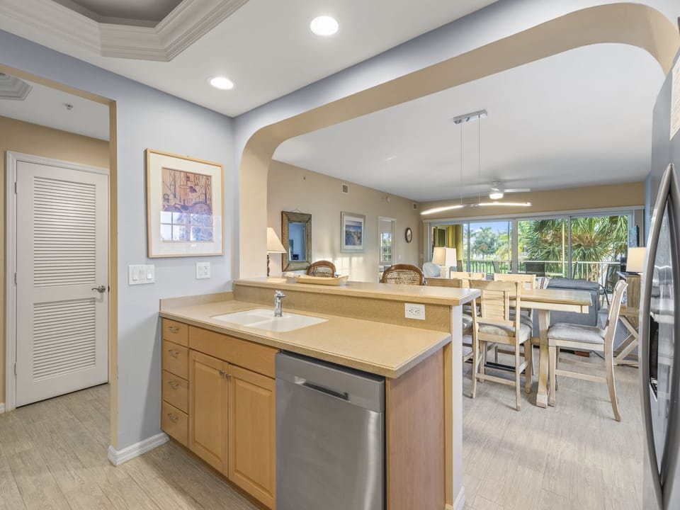 Kitchen with Stainless Steel Dishwasher