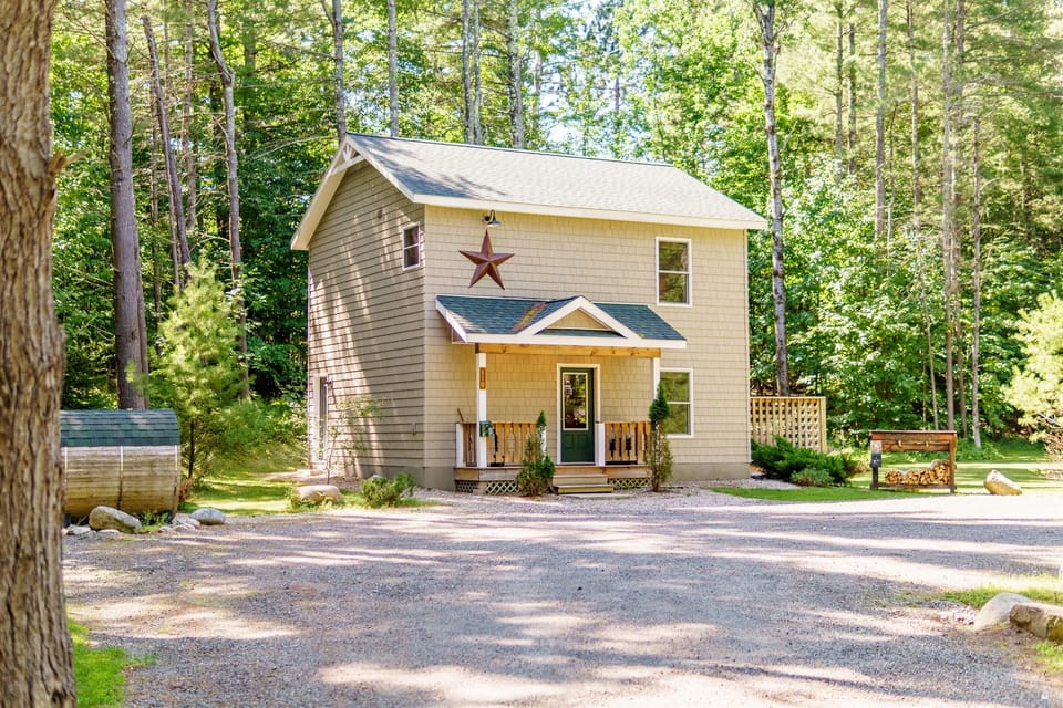Enjoy the peace and serenity of the Adirondacks at Cascade Mountain Chalet, a beautiful 3-bedroom home