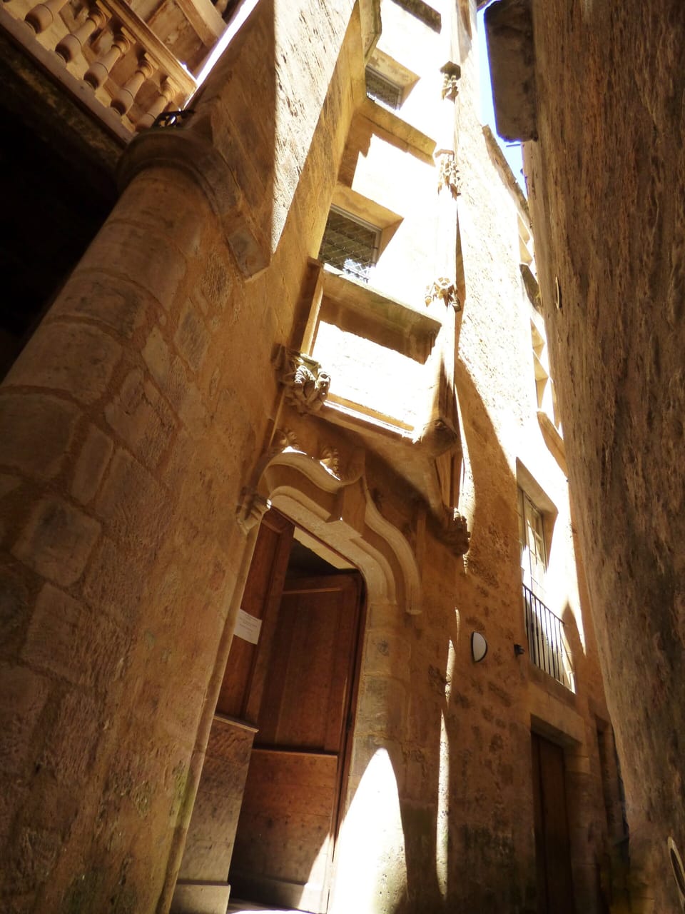 Medieval entrance doorway