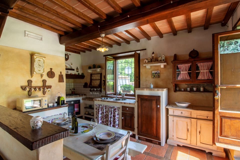 Furniture, Wood, Kitchen, Interior Design, Flooring, Home, House, Lighting, Floor, Cabinetry