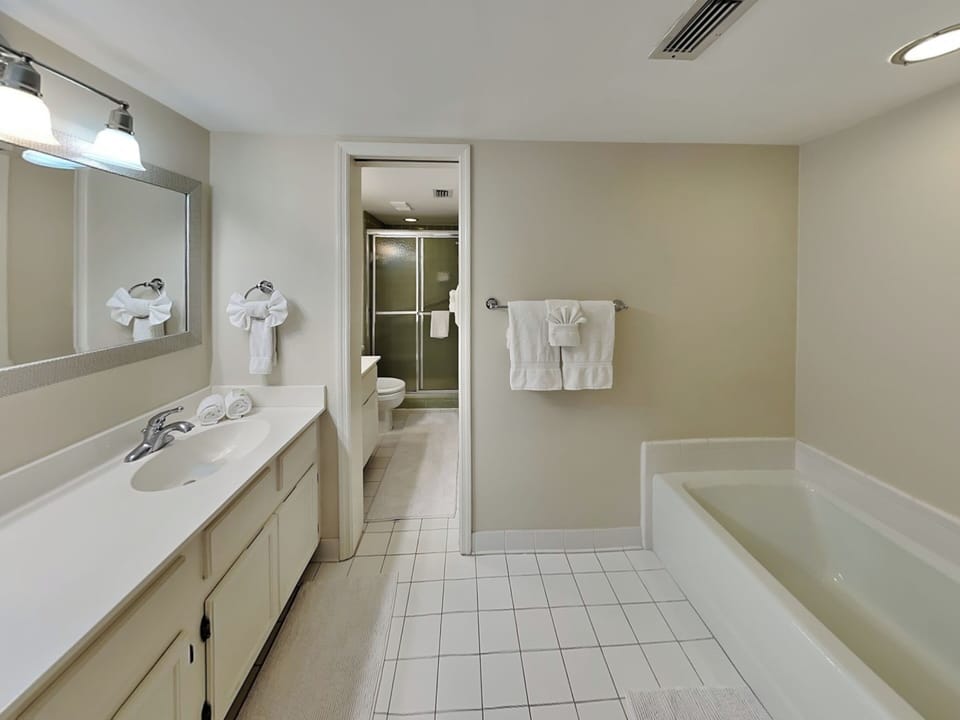 Primary Bathroom - Garden Tub + Walk In Shower