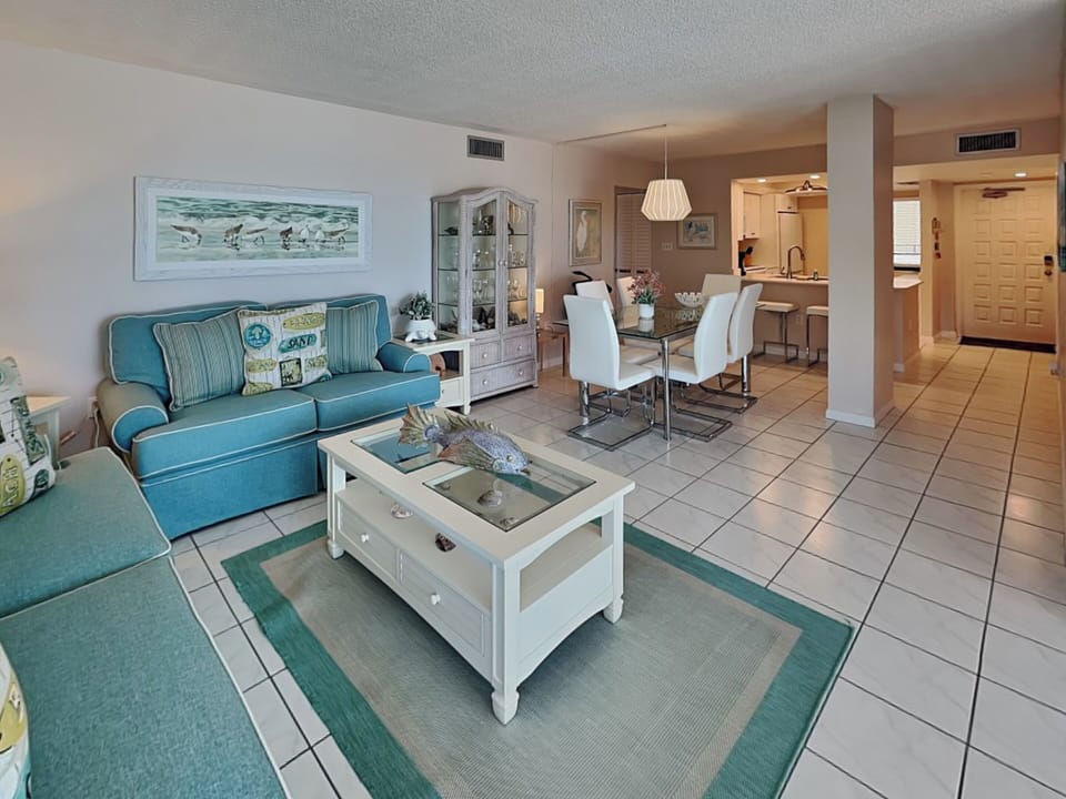 Living Room + Dining Area