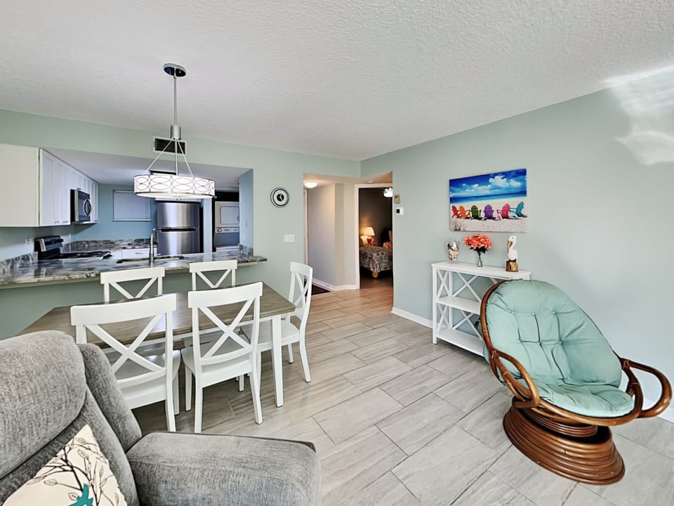 Living Room  + Dining Room Open Concept Space