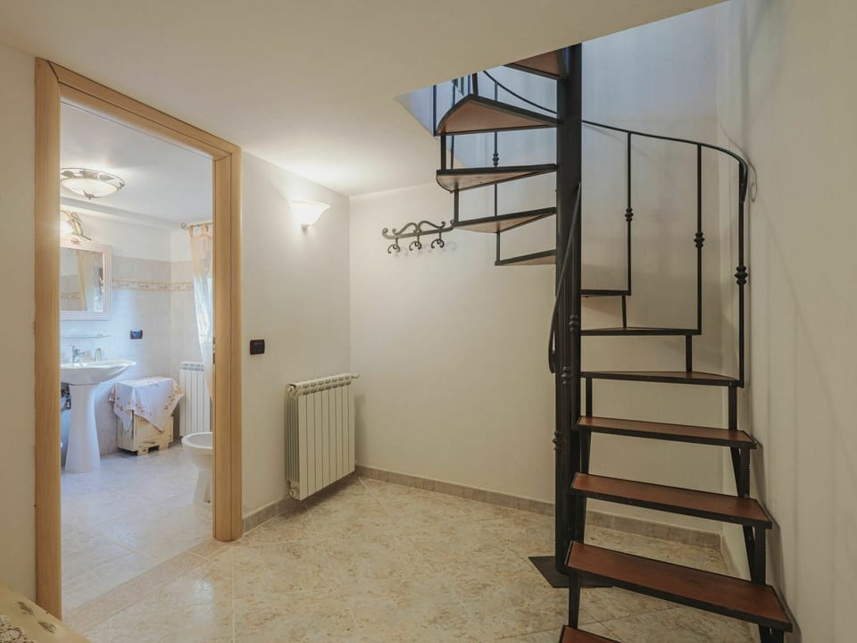 Property, Interior Design, Wood, Door, Flooring, Floor, Ladder, Building, Stairs