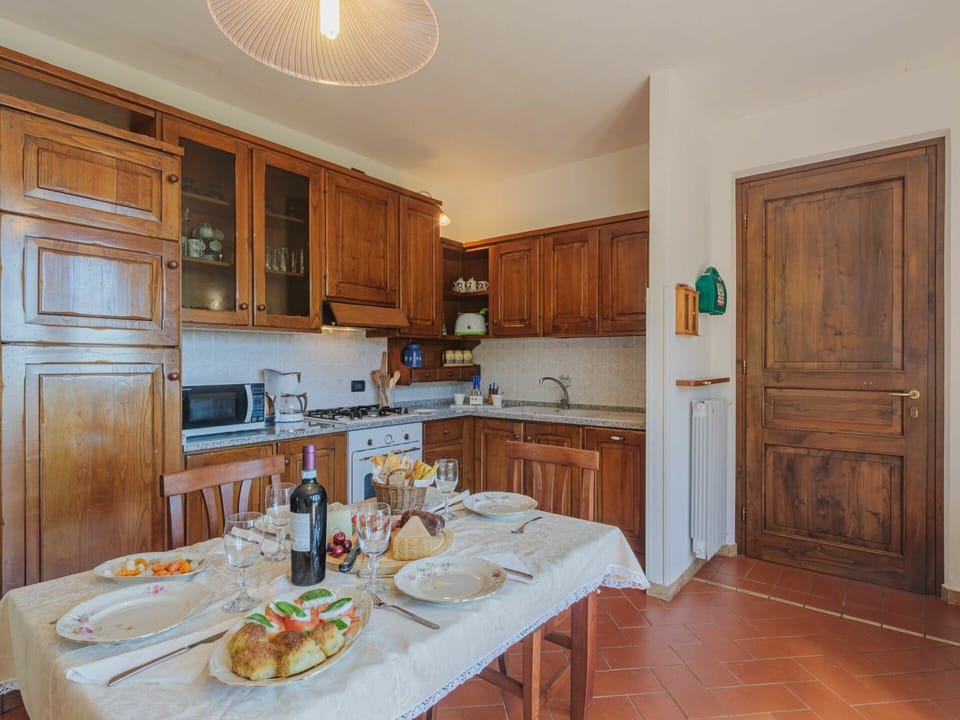 Cabinetry, Countertop, Furniture, Food, Table, Kitchen Appliance, Wood, Kitchen, Interior Design, Door