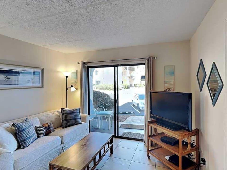Living Area - Entertainment Area, TV, Patio Entrance