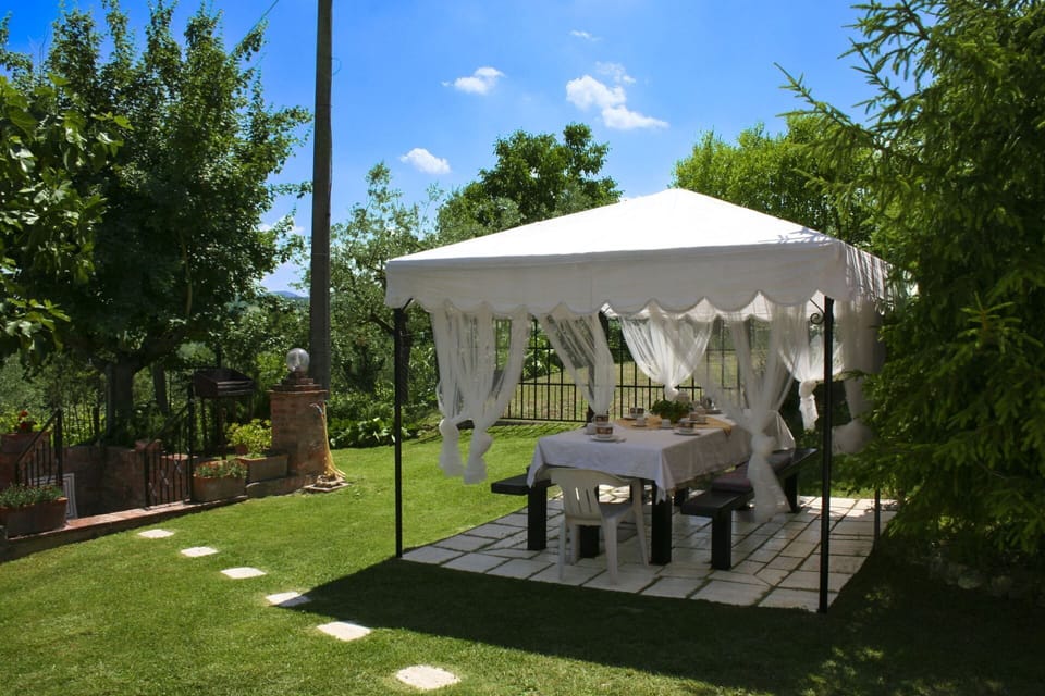 Gazebo, Furniture, Canopy, Garden, Shade, Outdoor Furniture, Outdoor Structure, Backyard, Pavilion, Chair