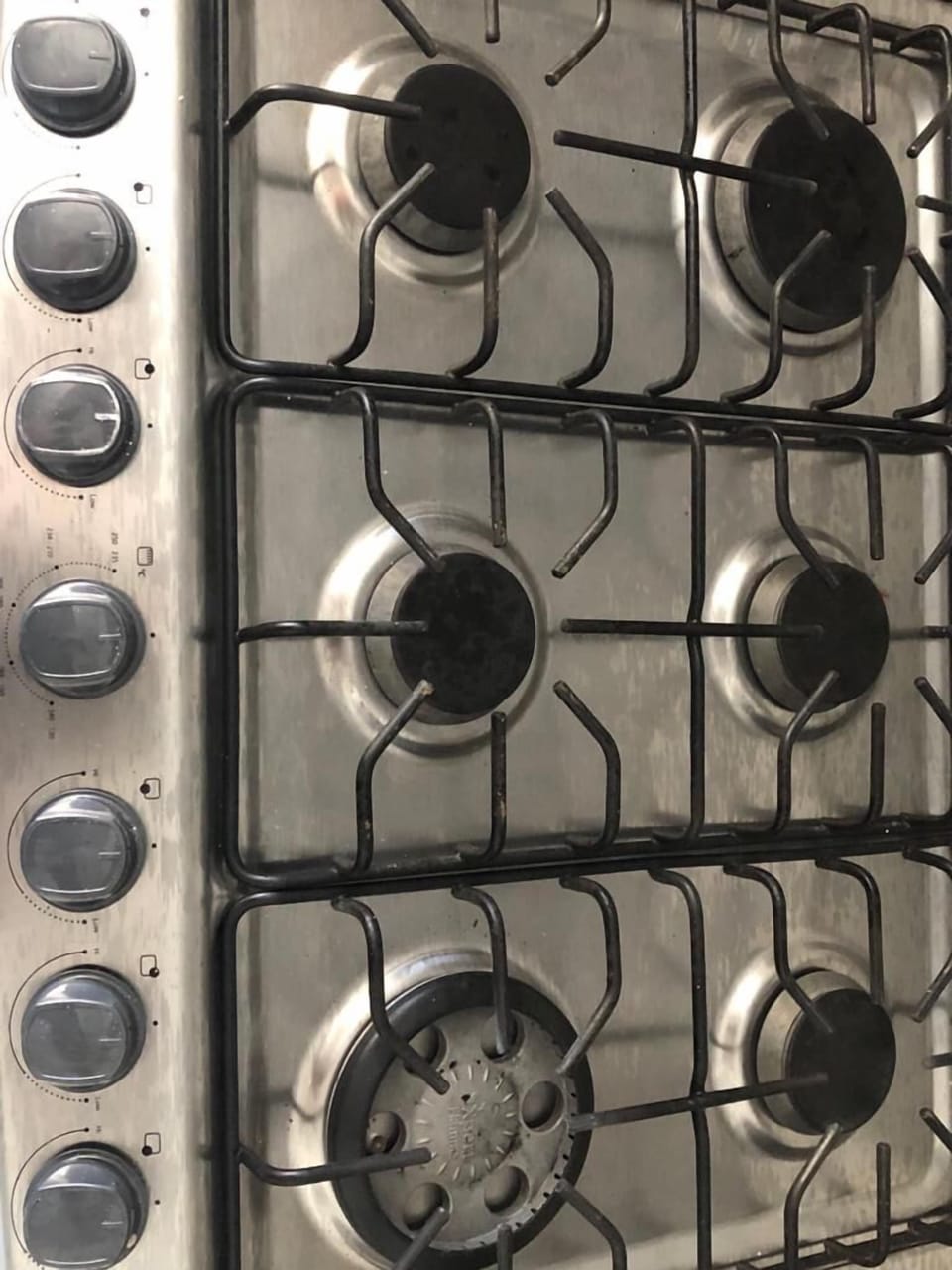6 burner stove and oven. Kitchen is fully equipped for 6-8 people.  