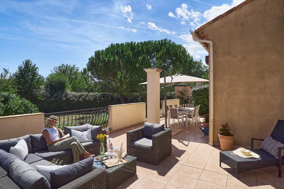 Comfortable outdoor seating